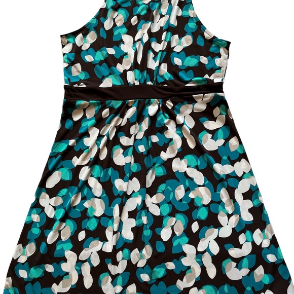 Floral Halter Neck Dress, Sz L - Picture 4 of 10